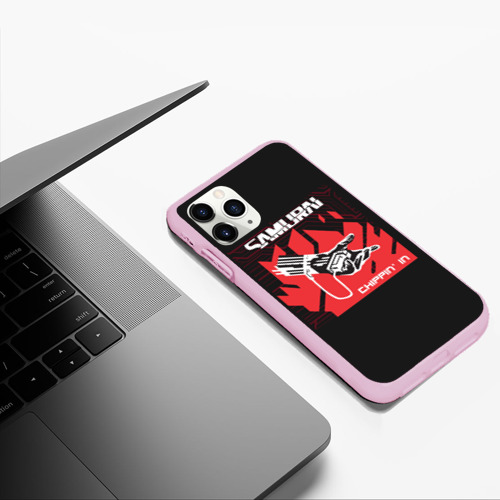 Чехол для iPhone 11 Pro Max матовый Samurai Chippin' In, цвет розовый - фото 5