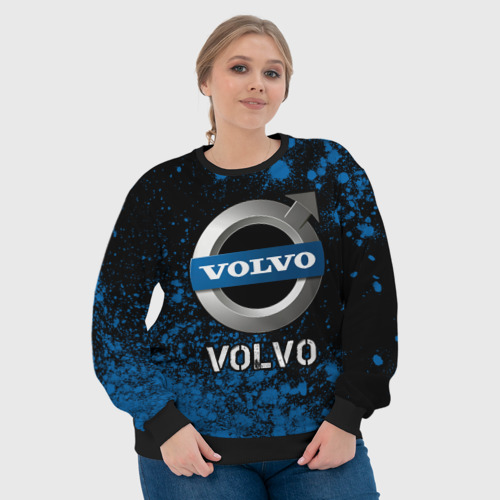 Женский свитшот 3D Вольво Volvo Арт, цвет 3D печать - фото 6