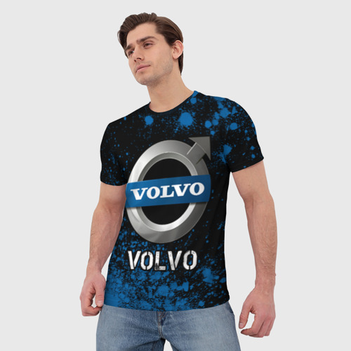 Мужская футболка 3D Вольво Volvo Арт, цвет 3D печать - фото 3