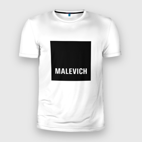 Мужская футболка 3D Slim с принтом MALEVICH, вид спереди #2