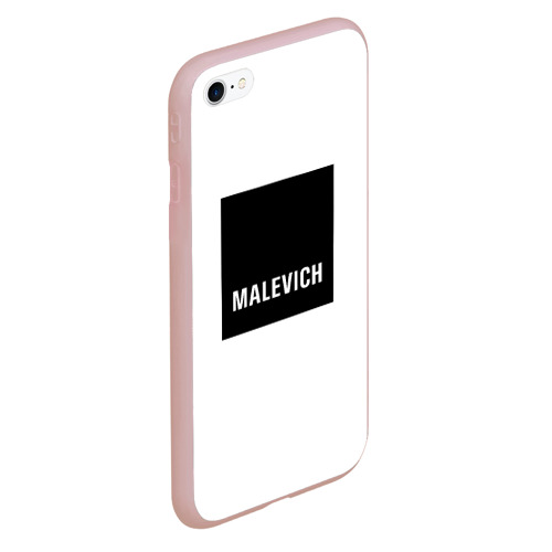 Чехол для iPhone 6/6S матовый MALEVICH, цвет светло-розовый - фото 3