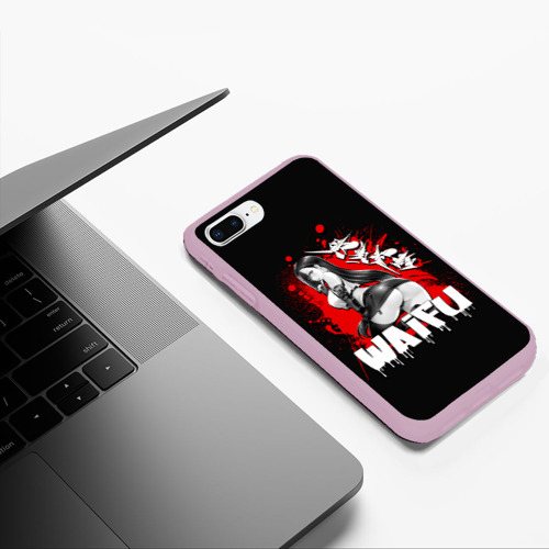 Чехол для iPhone 7Plus/8 Plus матовый Вайфу Тифа Локхарт, цвет розовый - фото 5