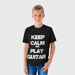 Детская футболка 3D Keep calm and play guitar - фото 2