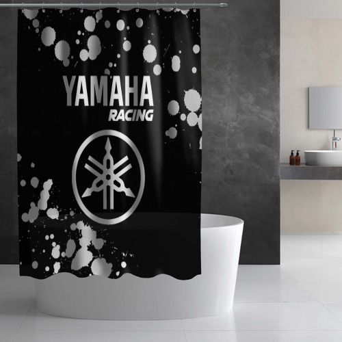 Штора 3D для ванной Yamaha Racing + Краска - фото 3