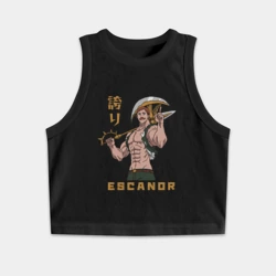 Женская укороченная майка-топ хлопок Гордость Эсканор