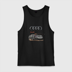 Мужская майка хлопок Audi - racing team