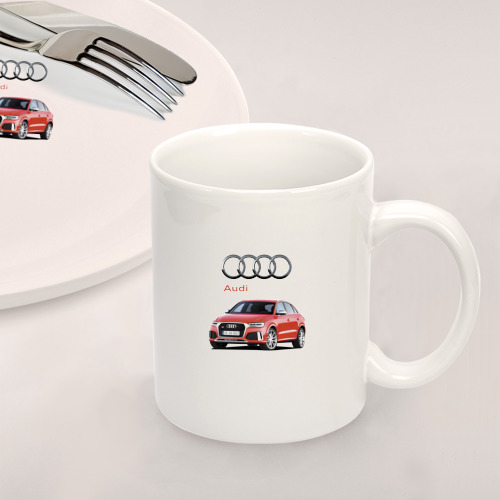 Набор: тарелка + кружка Audi Germany Prestige - фото 2