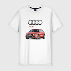 Мужская футболка хлопок Slim Audi Germany Prestige