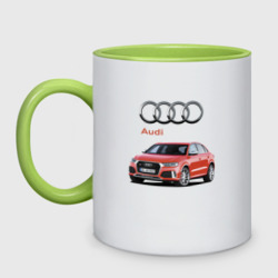 Кружка двухцветная Audi Germany Prestige