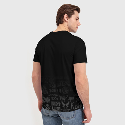 Мужская футболка 3D Black Sabbath логотипы рок групп, цвет 3D печать - фото 4