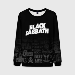 Мужской свитшот 3D Black Sabbath логотипы рок групп