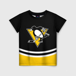 Детская футболка 3D Pittsburgh Penguins Питтсбург Пингвинз