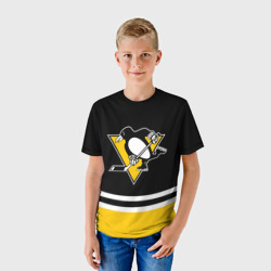 Детская футболка 3D Pittsburgh Penguins Питтсбург Пингвинз - фото 2