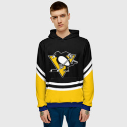 Мужская толстовка 3D Pittsburgh Penguins Питтсбург Пингвинз - фото 2