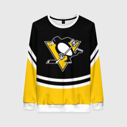 Женский свитшот 3D Pittsburgh Penguins Питтсбург Пингвинз