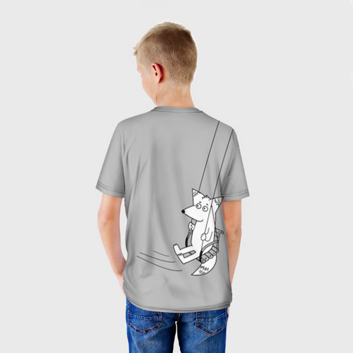 Детская футболка 3D Хочешь быть сильным - качайся, цвет 3D печать - фото 4