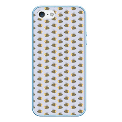 Чехол для iPhone 5/5S матовый Веселые пчелы в полете