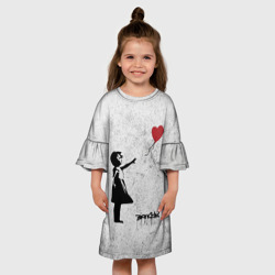 Детское платье 3D Бэнкси Всегда есть надежда | There is Always Hope Banksy - фото 2