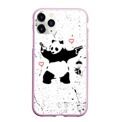 Чехол для iPhone 11 Pro Max матовый Banksy Бэнкси панда