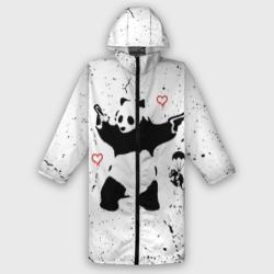 Женский дождевик 3D Banksy Бэнкси панда