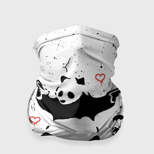 Бандана-труба 3D Banksy Бэнкси панда, цвет 3D печать