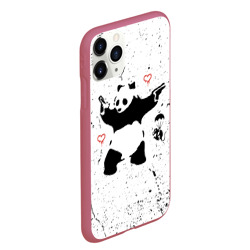 Чехол для iPhone 11 Pro Max матовый Banksy Бэнкси панда - фото 2