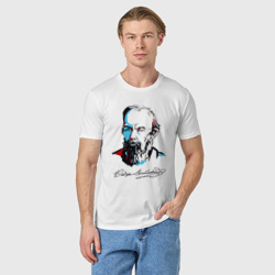 Мужская футболка хлопок Достоевский автограф - фото 2