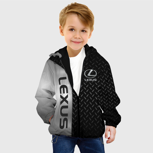 Детская куртка 3D Lexus Лексус Сталь матал, цвет черный - фото 3