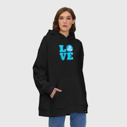 Худи SuperOversize хлопок Love swim - фото 2