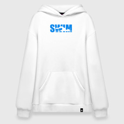 Худи SuperOversize хлопок Swim логотип с пловцом