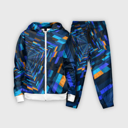 Детский костюм 3D Geometric neon pattern