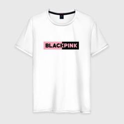 Мужская футболка хлопок Blackpink логотип