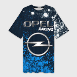 Платье-футболка 3D Opel Racing Краска