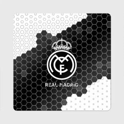 Магнит виниловый Квадрат Real Madrid + Графика