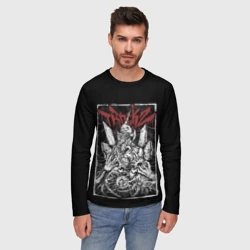 Мужской лонгслив 3D Первая Ева EVA-01 демонический - фото 2