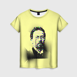 Женская футболка 3D Портрет Чехова