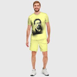 Мужской костюм с шортами 3D Портрет Чехова - фото 2
