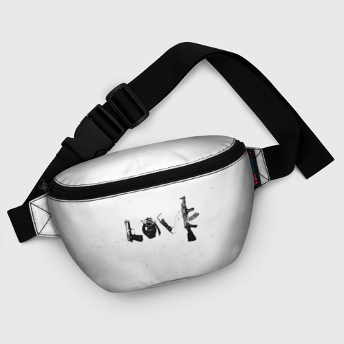 Поясная сумка 3D Banksy Бэнкси love - фото 6