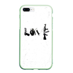 Чехол для iPhone 7Plus/8 Plus матовый Banksy Бэнкси love