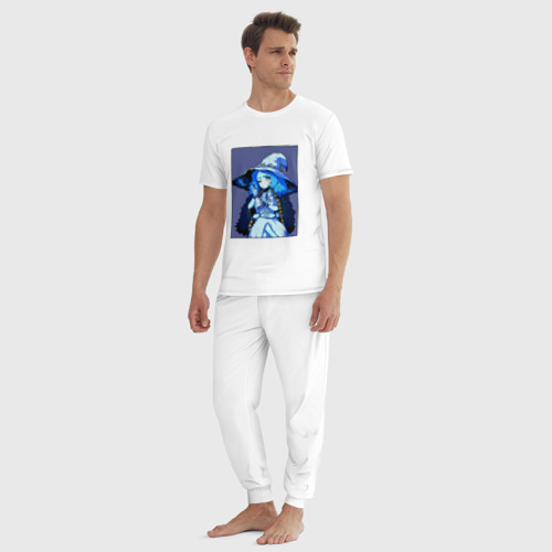 Мужская пижама хлопок Ранни с бутылочкой Elden Ring, цвет белый - фото 5