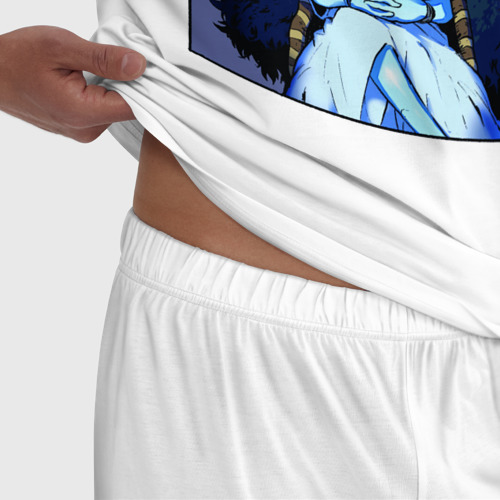 Мужская пижама хлопок Ранни с бутылочкой Elden Ring, цвет белый - фото 6