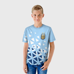 Детская футболка 3D Сборная Аргентины футбол - фото 2
