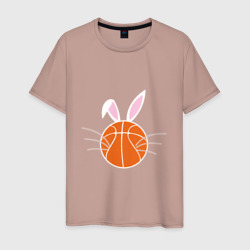 Мужская футболка хлопок Basketball Bunny