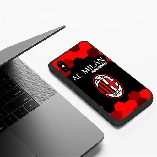 Чехол для iPhone XS Max матовый Милан Football Графика - фото 5