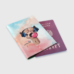 Обложка для паспорта матовая кожа Young musical - фото 2