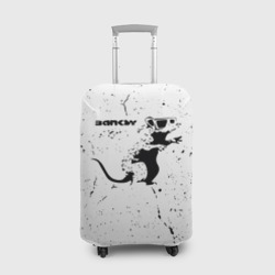 Чехол для чемодана 3D Banksy крыса в очках