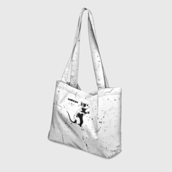 Пляжная сумка 3D Banksy крыса в очках - фото 2