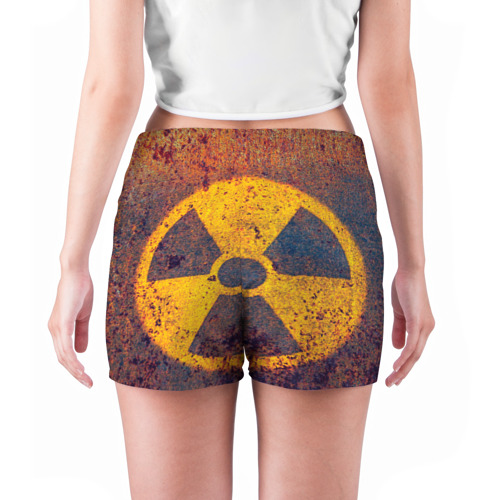 Женские шорты 3D Радиактивно!, цвет 3D печать - фото 4