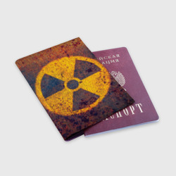 Обложка для паспорта матовая кожа Радиактивно! - фото 2