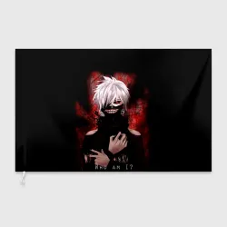 Флаг 3D Tokyo Ghoul Токийский Гуль Who am I